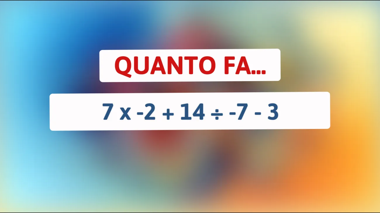 Se risolvi questo enigma matematico, potresti essere un genio: metti alla prova le tue abilità con questo rompicapo impossibile!"